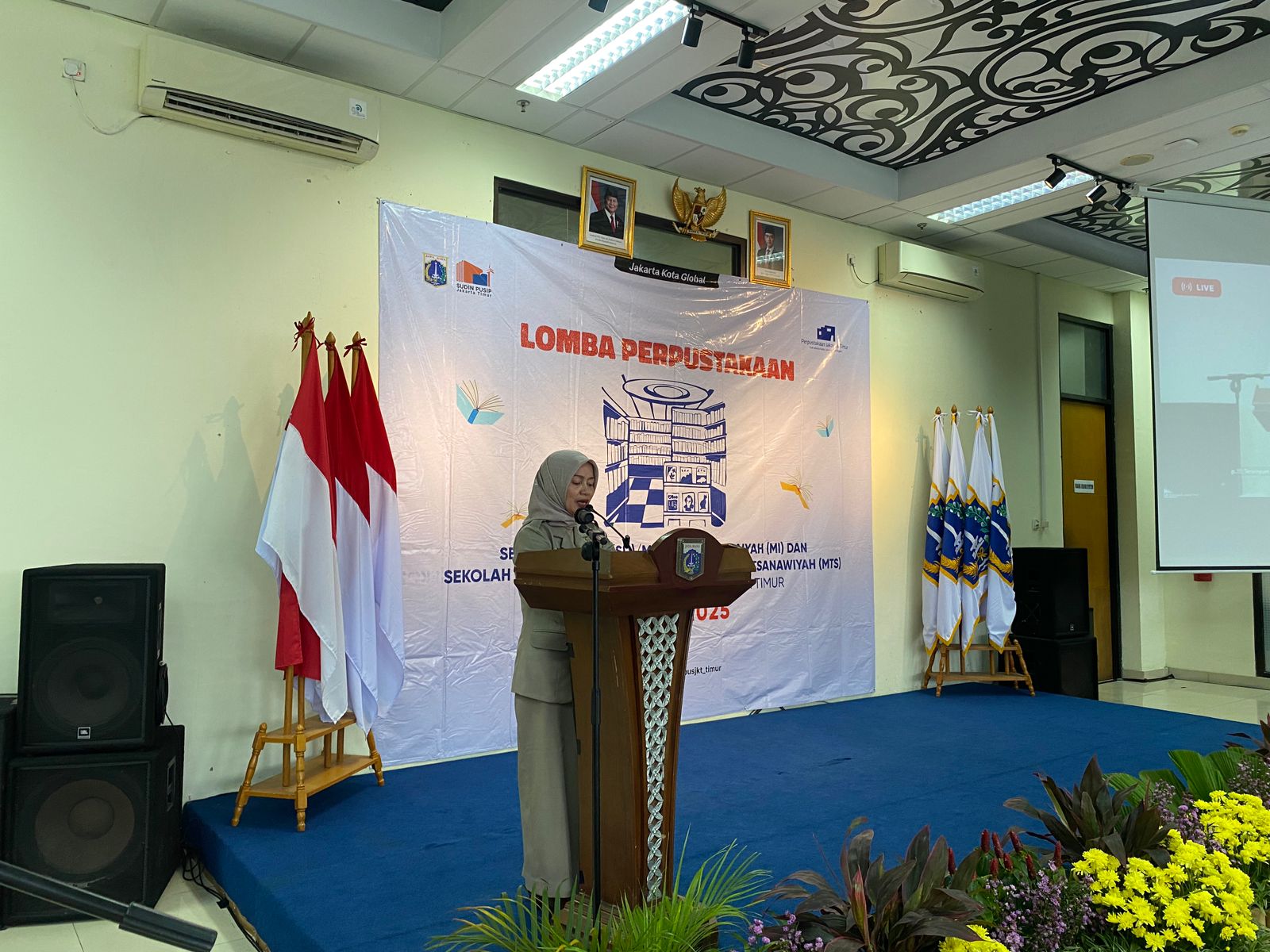 Apresiasi Lomba Perpustakaan SD/MI Dan SMP/MTs Tingkat Kota Administrasi Jakarta Timur Tahun 2025